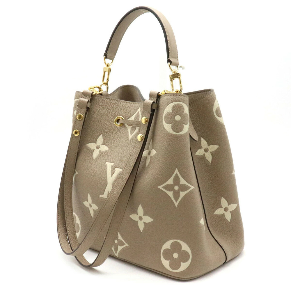 Louis Vuitton Shoulder Bag Monogram NeoNoe Drawstring Handbag Empreinte Brown